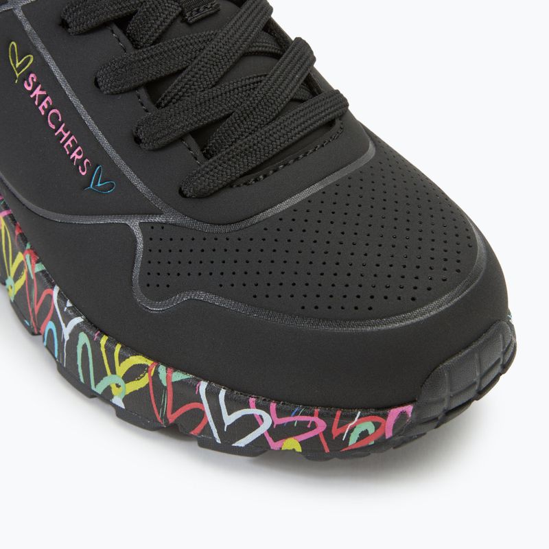 Încălțăminte pentru copii SKECHERS Uno Lite Lovely Luv black/multicolor 7