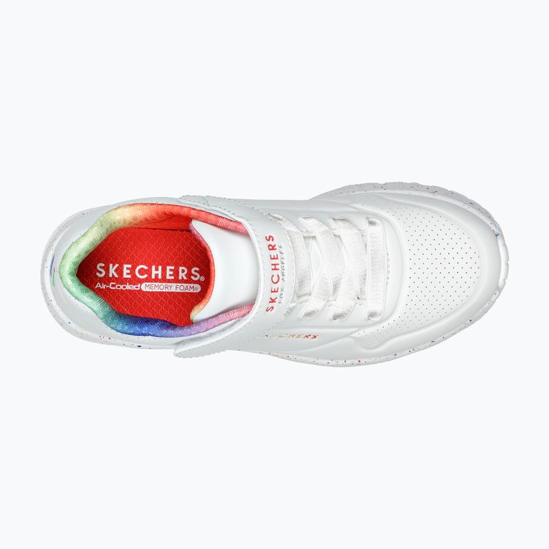SKECHERS adidași pentru copii Uno Lite Rainbow Specks alb/multi 15