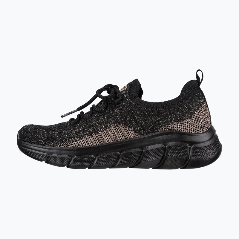 Femeile SKECHERS Bobs B Flex Fall Sparks negru / aur adidași de sport 9