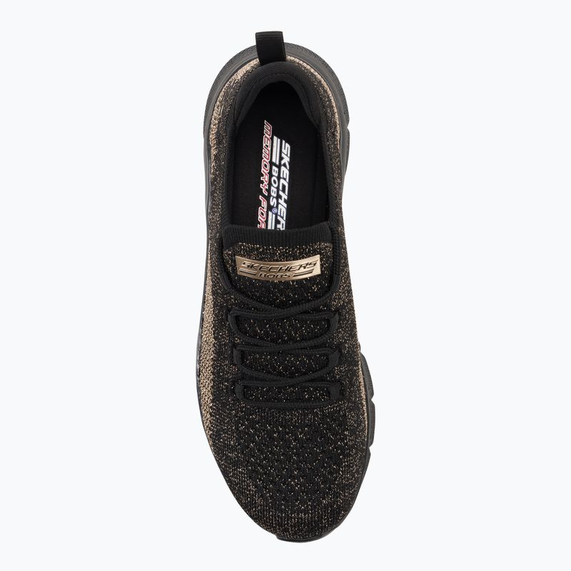Femeile SKECHERS Bobs B Flex Fall Sparks negru / aur adidași de sport 6