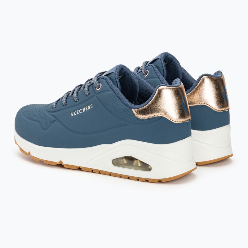Încălțăminte pentru femei SKECHERS Uno Shimmer Away navy 4