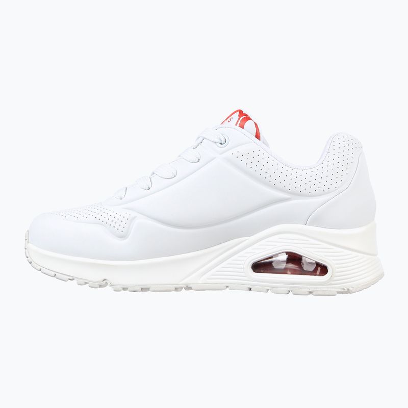 Încălțăminte pentru femei SKECHERS JGoldcrown Uno Spread The Love white/red/pink 10