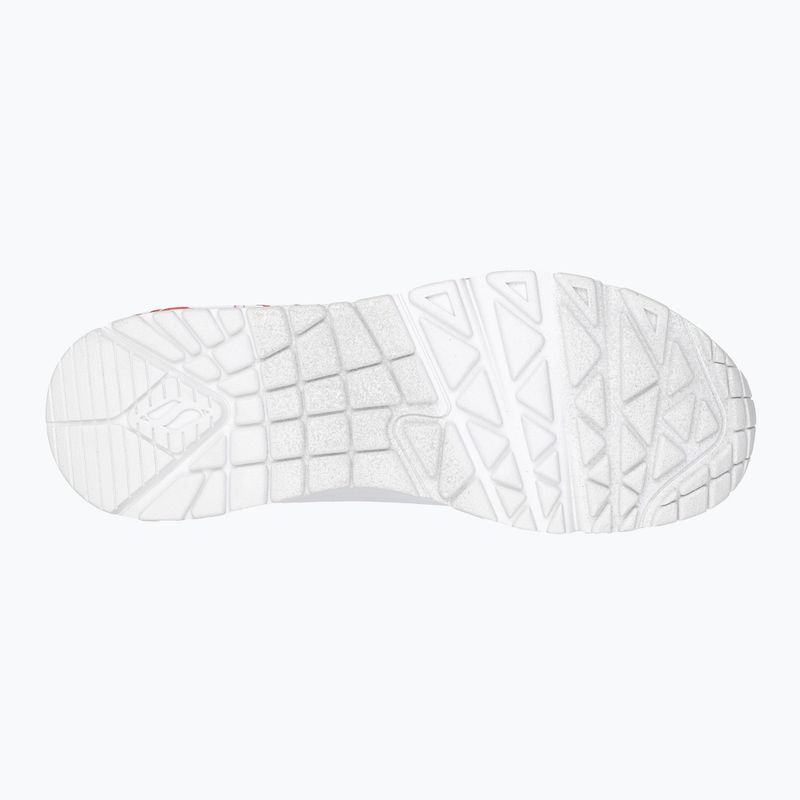 Încălțăminte pentru femei SKECHERS JGoldcrown Uno Spread The Love white/red/pink 12