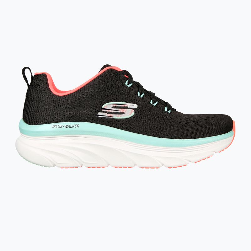 Adidași SKECHERS D'Lux Walker Let It Glow negru/mint pentru femei SKECHERS D'Lux Walker Let It Glow negru/mint 8