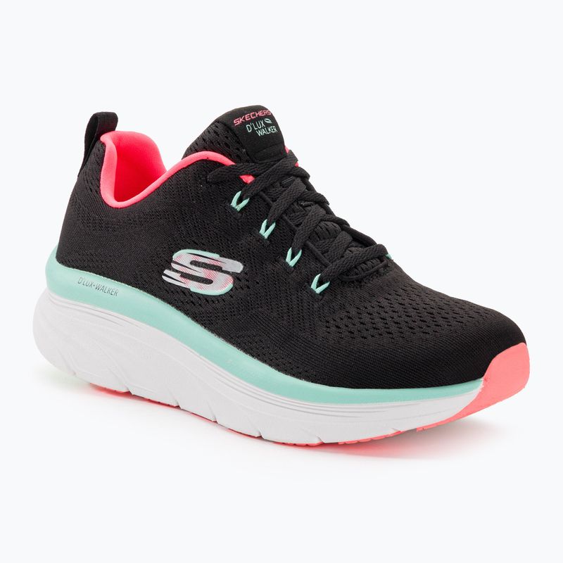 Adidași SKECHERS D'Lux Walker Let It Glow negru/mint pentru femei SKECHERS D'Lux Walker Let It Glow negru/mint 2