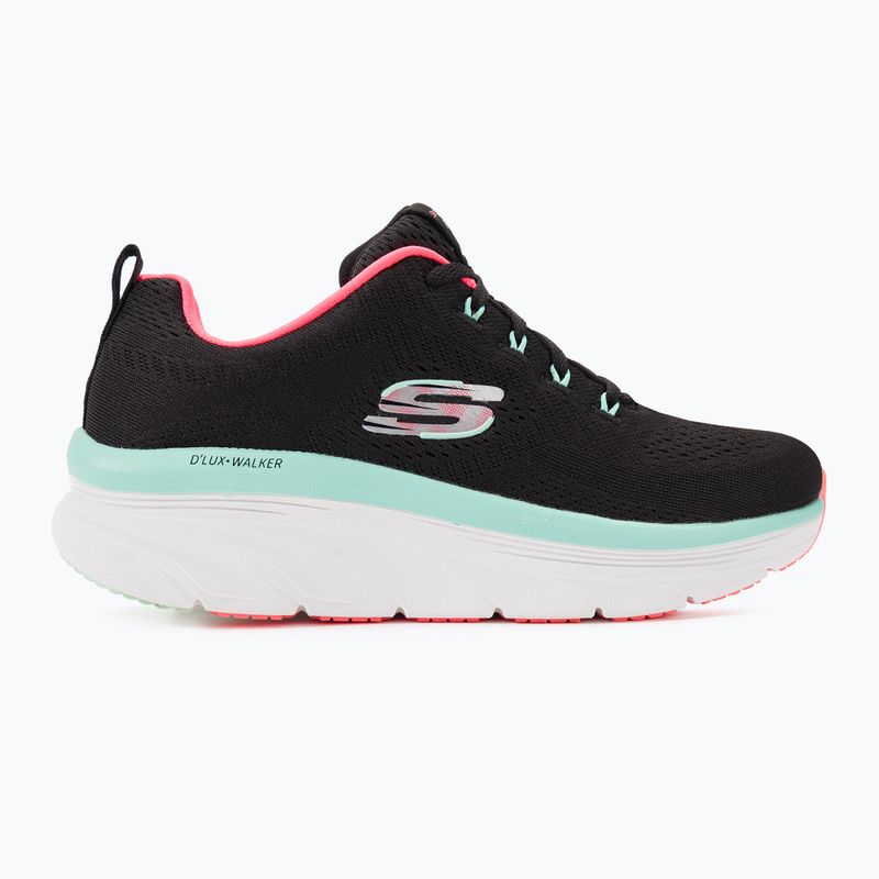 Adidași SKECHERS D'Lux Walker Let It Glow negru/mint pentru femei SKECHERS D'Lux Walker Let It Glow negru/mint 3