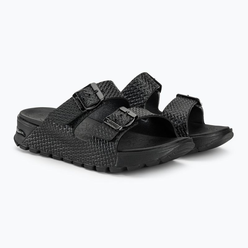 Papuci pentru femei SKECHERS Arch Fit Footsteps Hi'Ness black 5