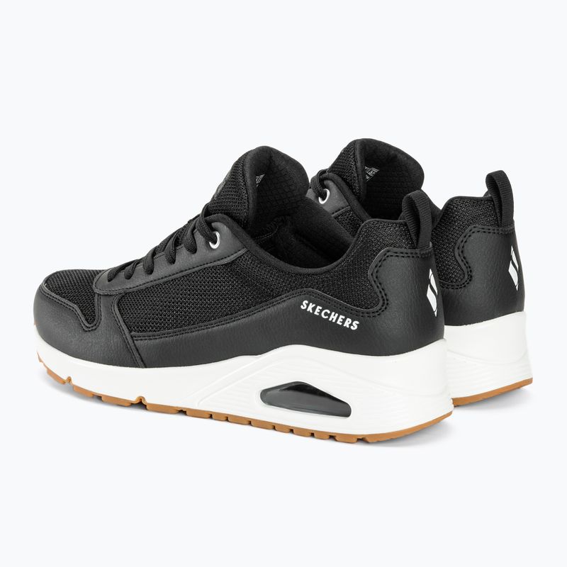 Încălțăminte pentru femei SKECHERS Uno Inside Matters black/white/mesh 4