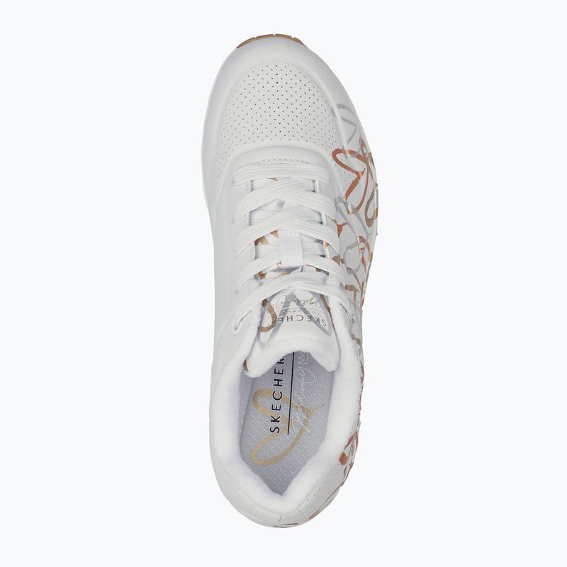 Încălțăminte pentru femei SKECHERS Uno Metallic Love white/multicolor metallic 11