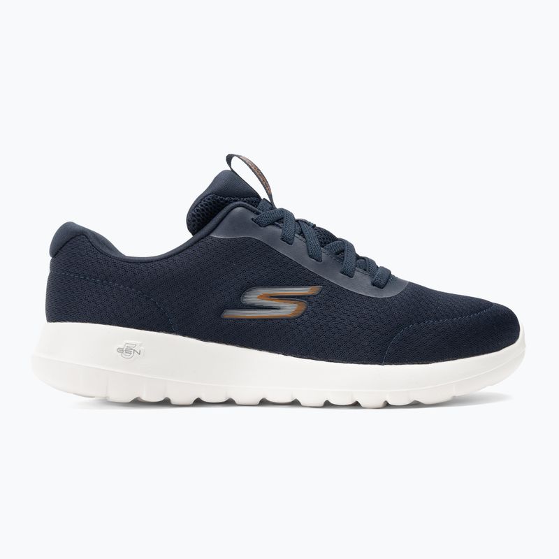 Încălțăminte pentru bărbați SKECHERS Go Walk Max Midshore navy/white/orange 2