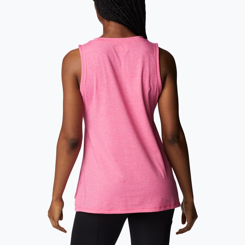Cămașă de trekking Columbia pentru femei Sun Trek Tank roz 1931732656 2