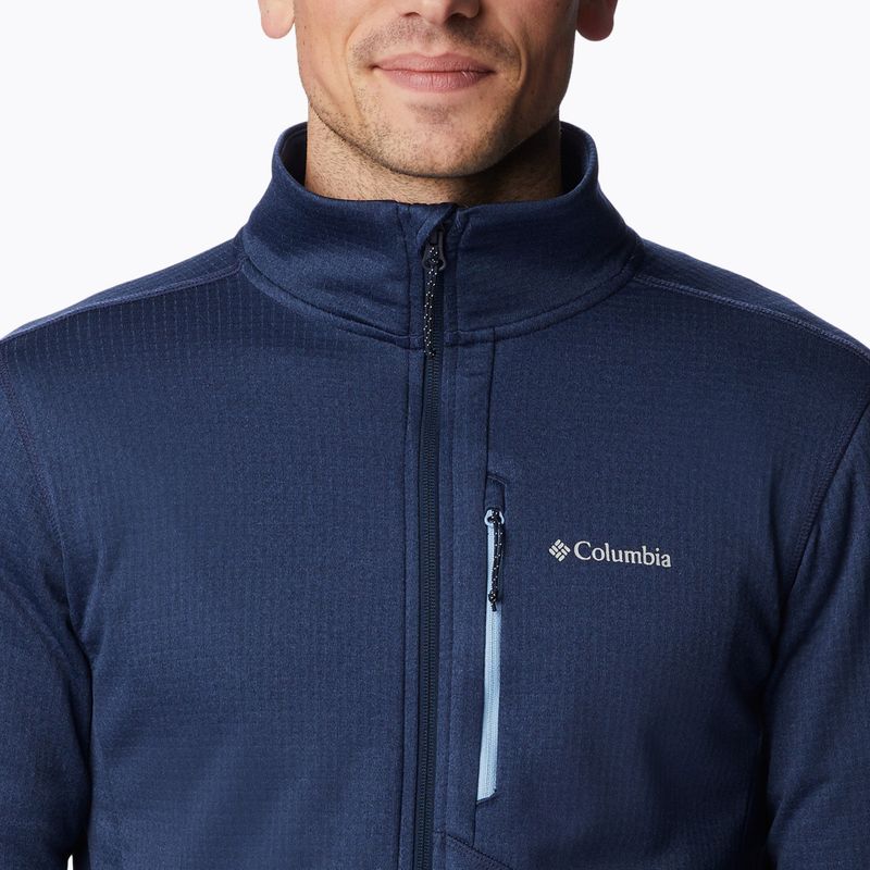 Bluză de trekking pentru bărbați Columbia Park View Fleece FZ bleumarin 1952222 5