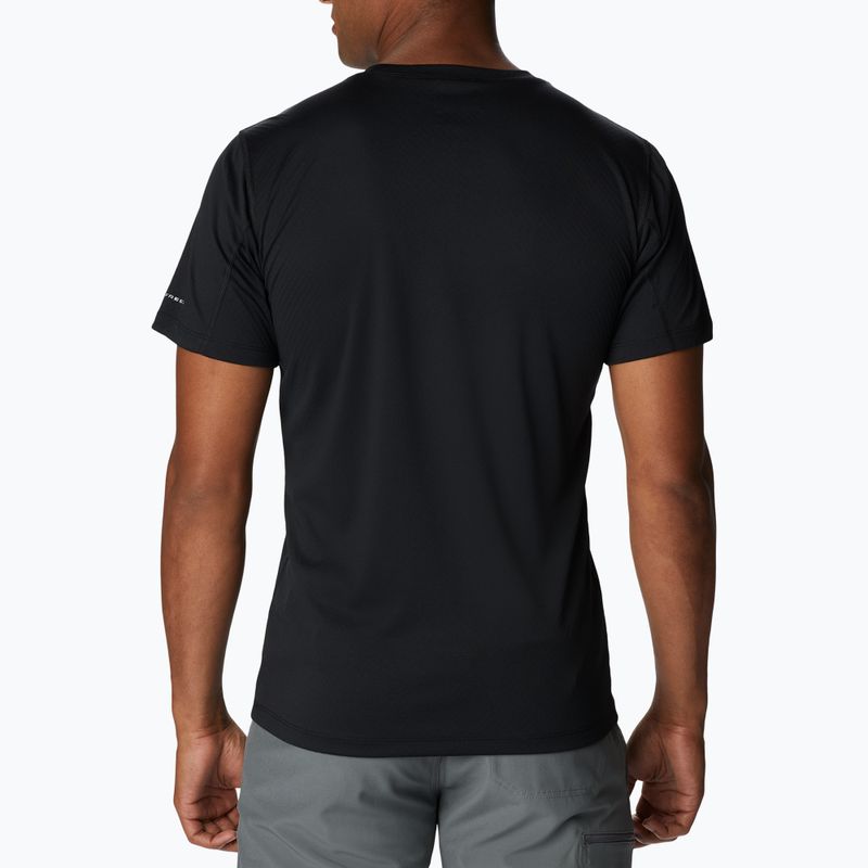 Tricou de trekking pentru bărbați Columbia Zero Rules Grph negru 1533291019 2