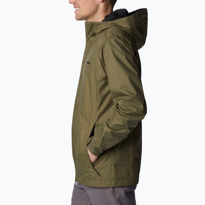Geacă de ploaie pentru bărbați Columbia Watertight II stone green 4
