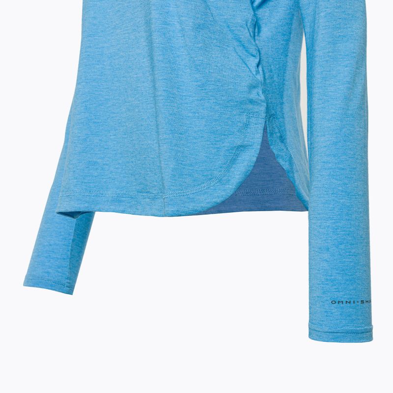 Bluză de trekking pentru femei Columbia Sun Trek EU Hooded Pullover albastră 1981541 9