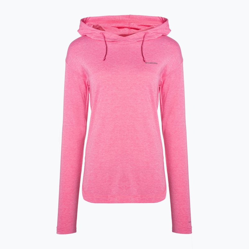 Bluză de trekking pentru femei Columbia Sun Trek EU Hooded Pullover roză 1981541656 6