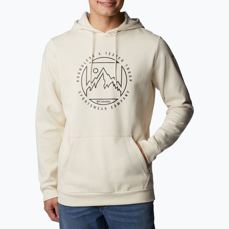 Bluză de trekking pentru bărbați Columbia CSC Graphic Hoodie bej 2040621