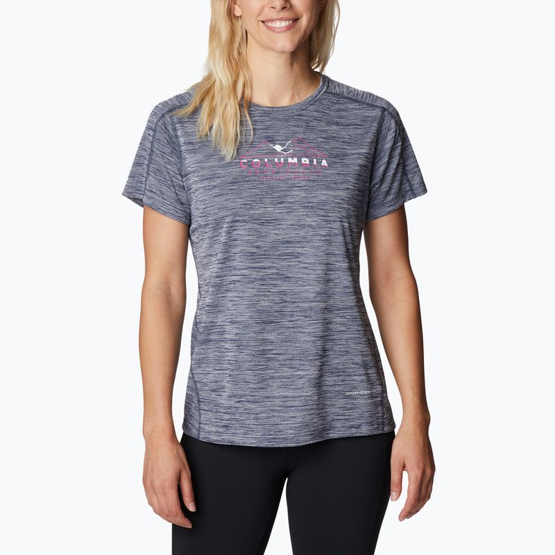 Columbia pentru femei Zero Rules Graphic Crew tricou de trekking gri 1991583467