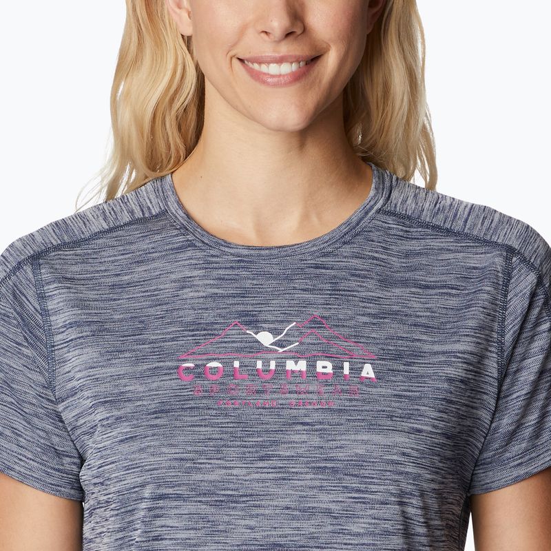 Columbia pentru femei Zero Rules Graphic Crew tricou de trekking gri 1991583467 3