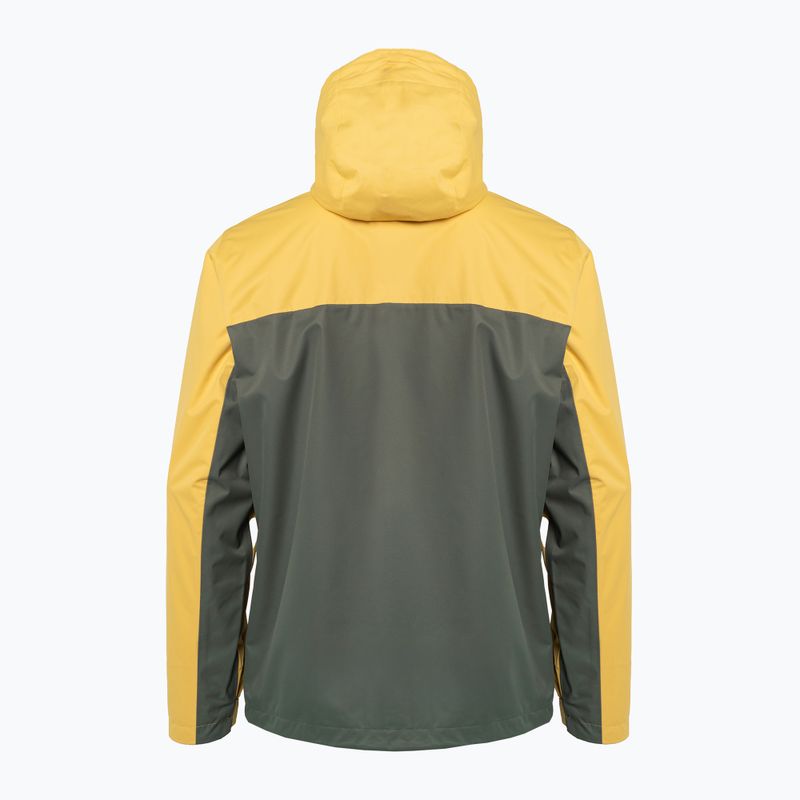 Geacă de ploaie pentru bărbați Columbia Hikebound galben-verde 1988621 7