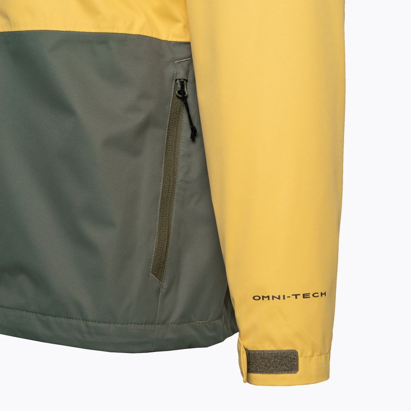 Geacă de ploaie pentru bărbați Columbia Hikebound galben-verde 1988621 9