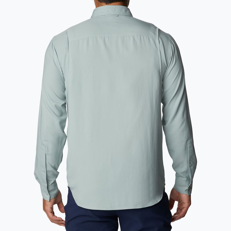 Tricou de trekking pentru bărbați Columbia Utilizer Woven LS albastru 1993325 2