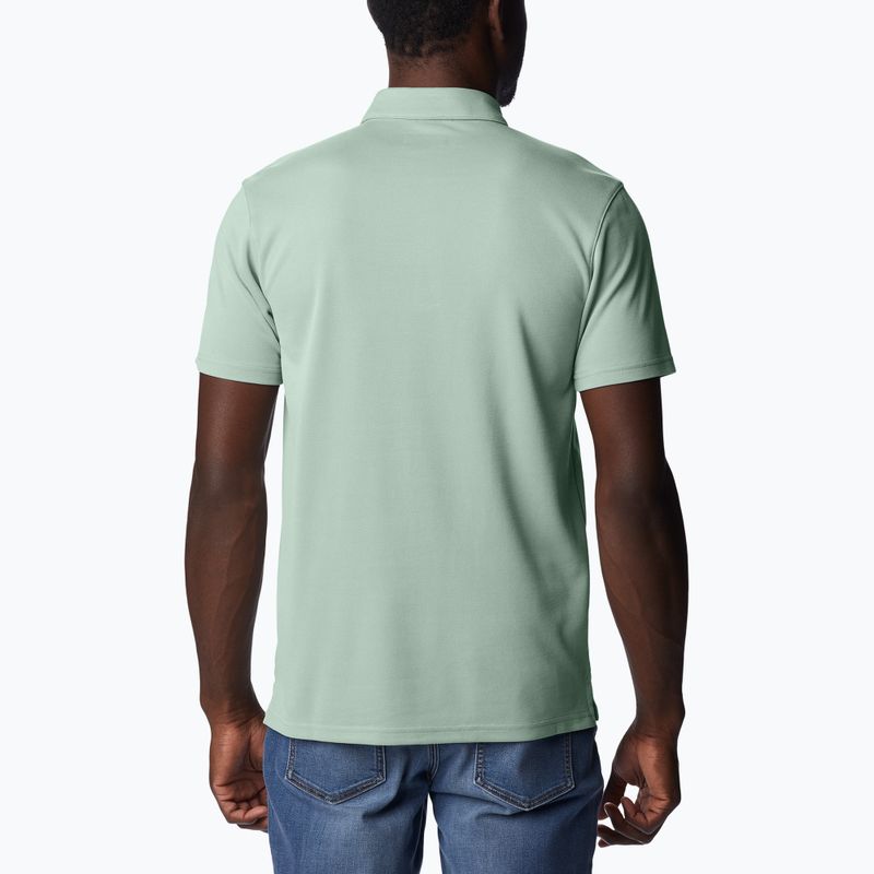 Tricou polo pentru bărbați Columbia Nelson Point verde 1772721350 2