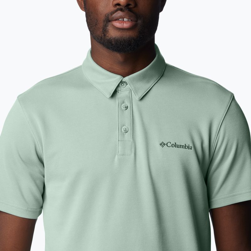 Tricou polo pentru bărbați Columbia Nelson Point verde 1772721350 5