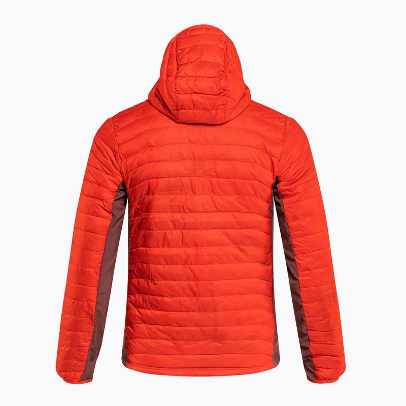 Geacă hibrid pentru bărbați Columbia Powder Pass Hooded roșie 1773271839 9