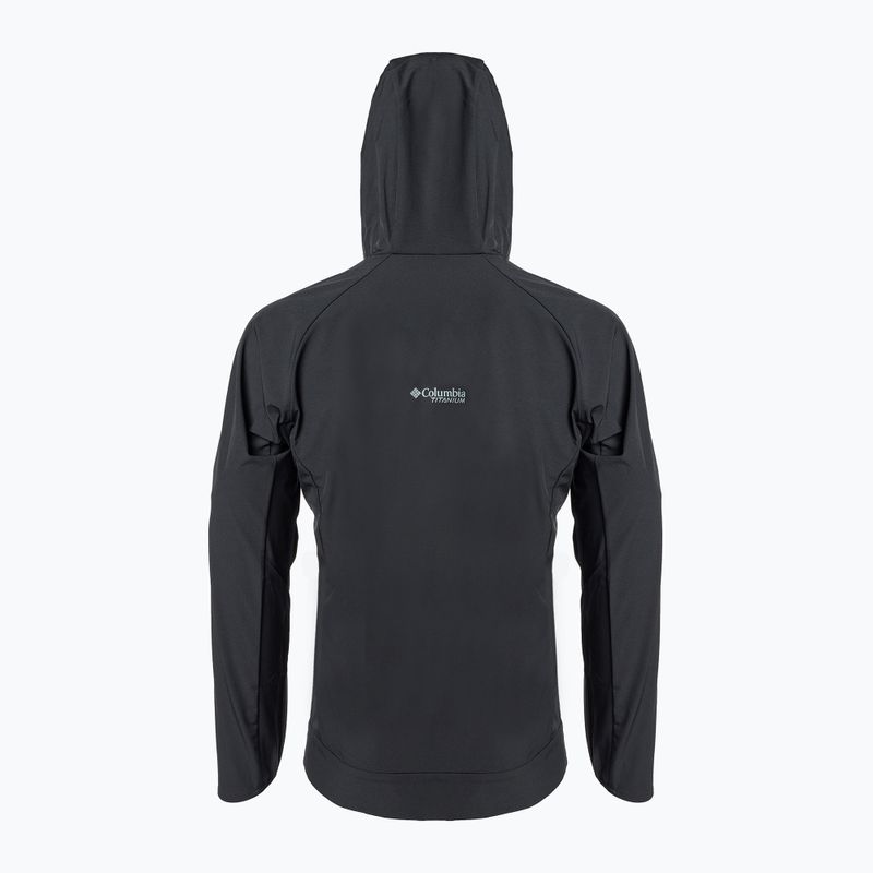 Columbia Platinum Peak jachetă softshell pentru bărbați negru 2034431010 2