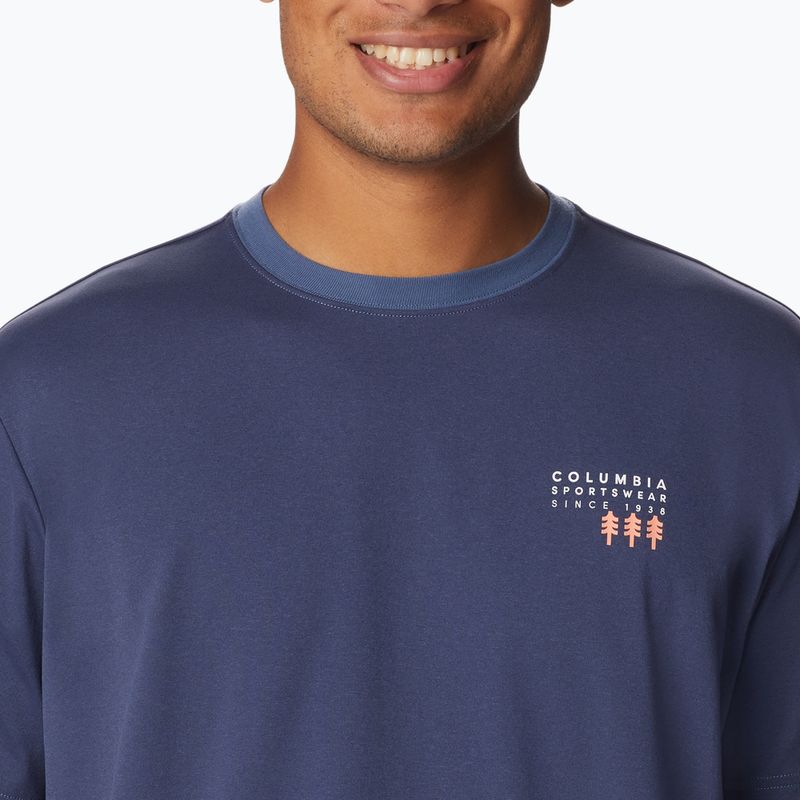 Tricou de trekking pentru bărbați Columbia Legend Trail bleumarin 2036533 4