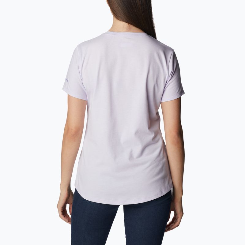 Cămașă de trekking pentru femei Columbia Sun Trek Graphic violet 1931753569 2
