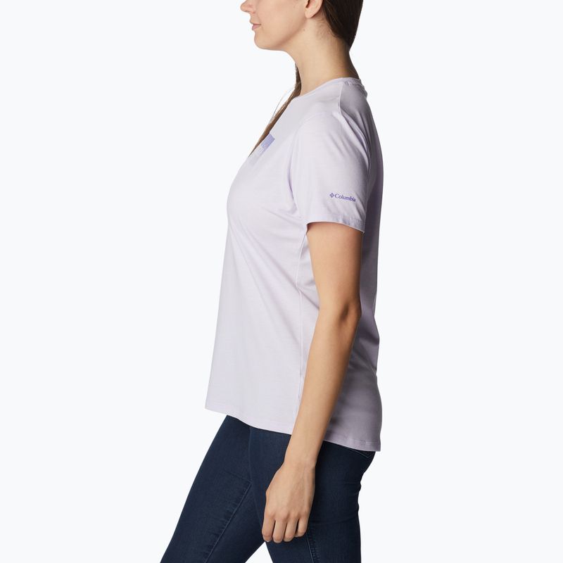 Cămașă de trekking pentru femei Columbia Sun Trek Graphic violet 1931753569 4