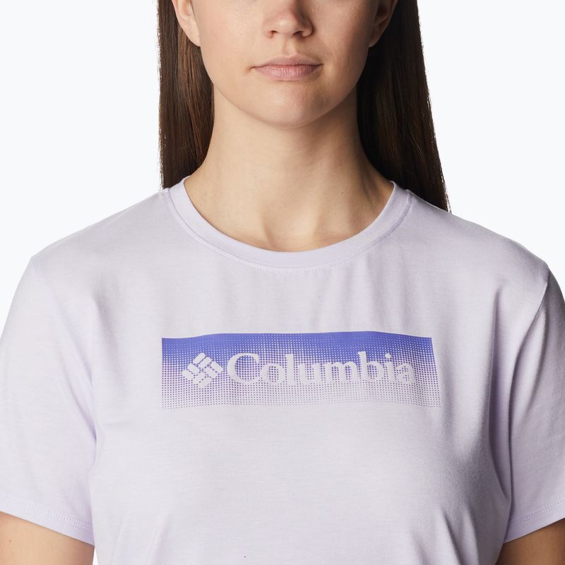 Cămașă de trekking pentru femei Columbia Sun Trek Graphic violet 1931753569 5