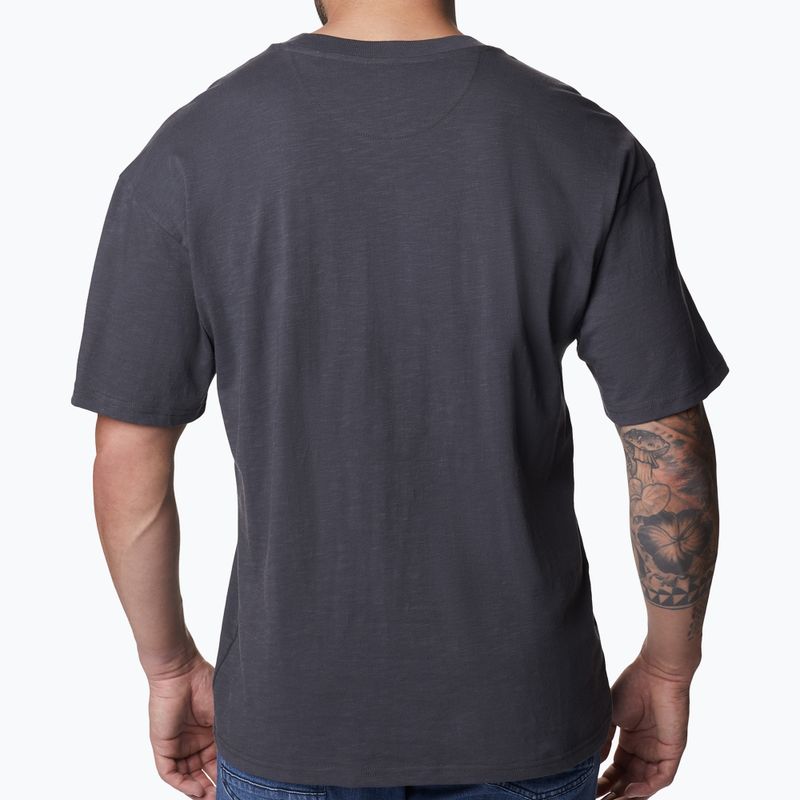 Tricou de trekking pentru bărbați Columbia Break It Down gri-închis 2037491 2