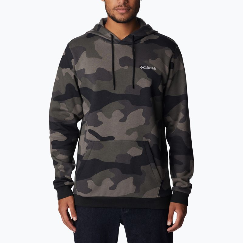 Bluză de trekking pentru bărbați Columbia Logo Printed black mod camo 1911652016