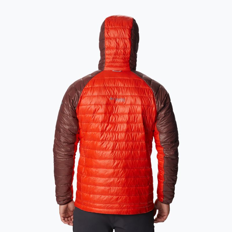 Jacheta Columbia Platinum Peak cu glugă și glugă pentru bărbați roșu 2008611839 2