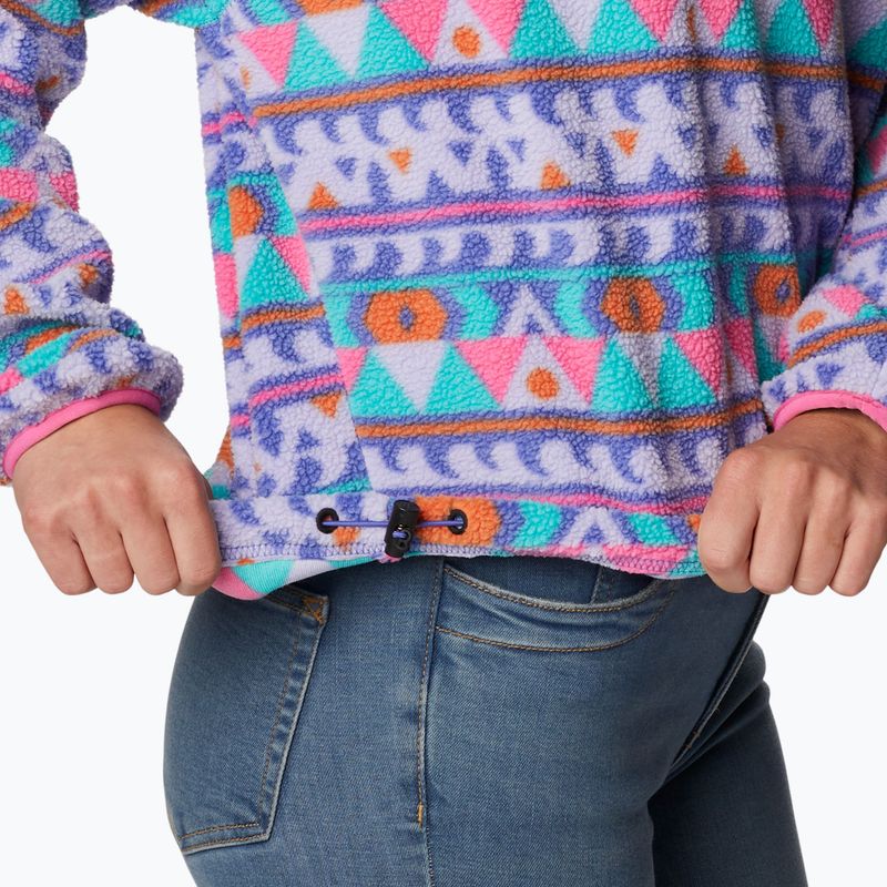 Bluză fleece pentru femei Columbia Helvetia Cropped Half Snap movă 2014561 4