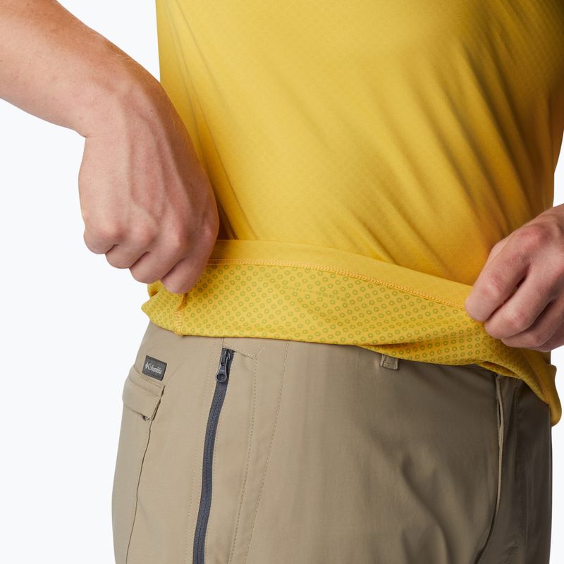 Tricou de trekking pentru bărbați Columbia Zero Rules galben 1533313742 5