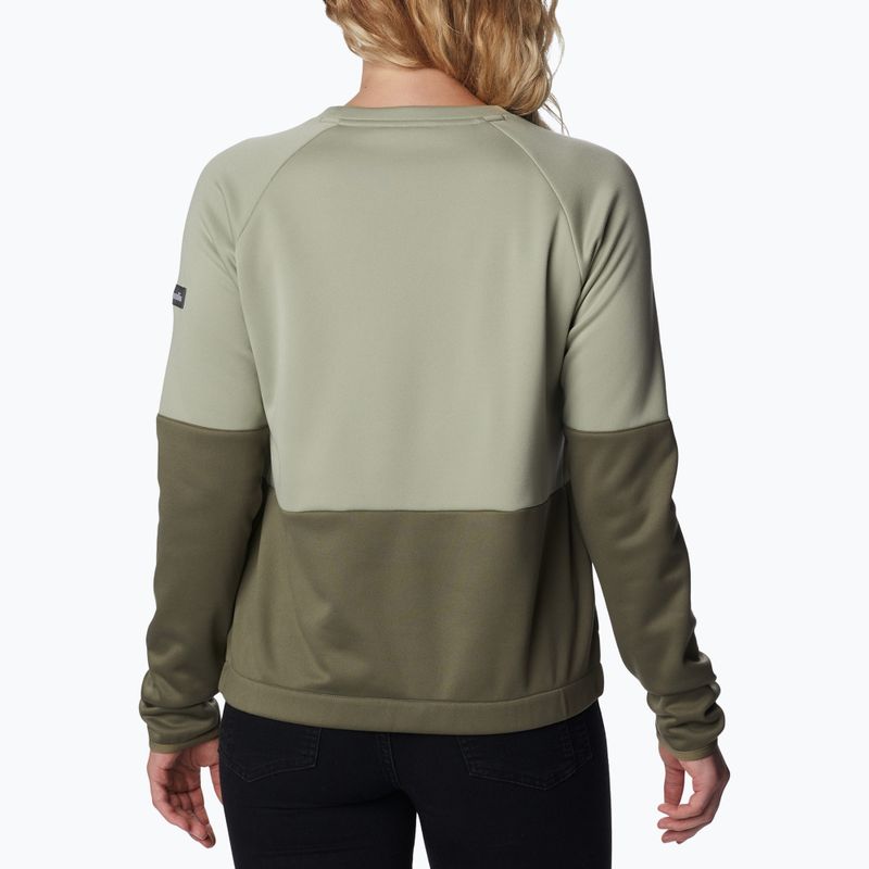 Bluză de trekking pentru femei Columbia Windgates Crew verde 1991793 2