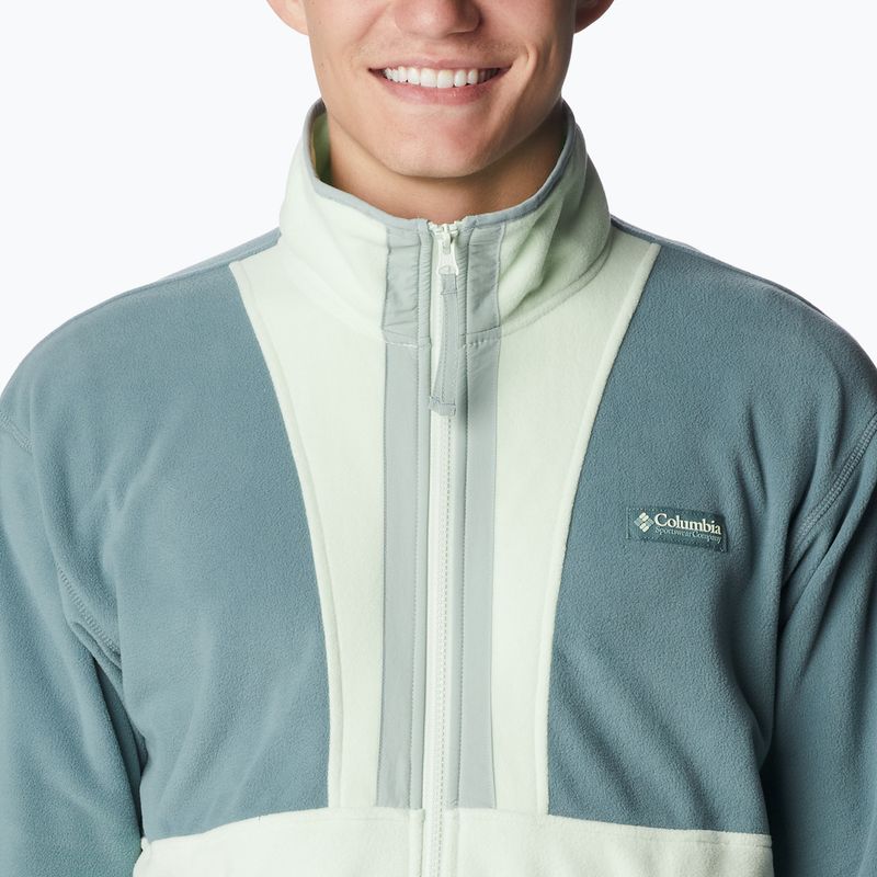 Bluză fleece pentru bărbați Columbia Back Bowl albastru-verde 1890764346 6