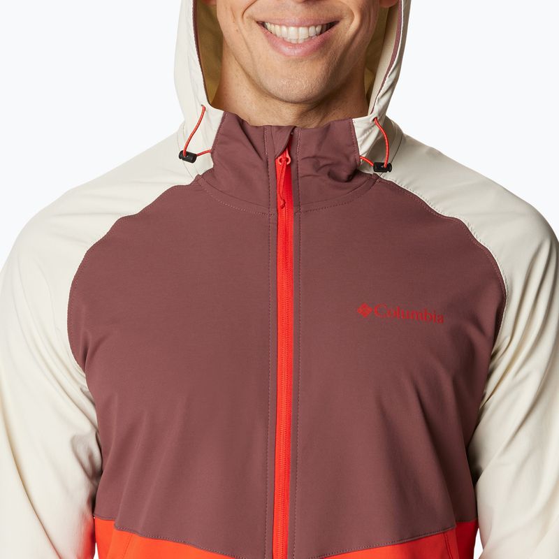 Geacă softshell pentru bărbați Columbia Panther Creek roșu-maroon 1840711839 6