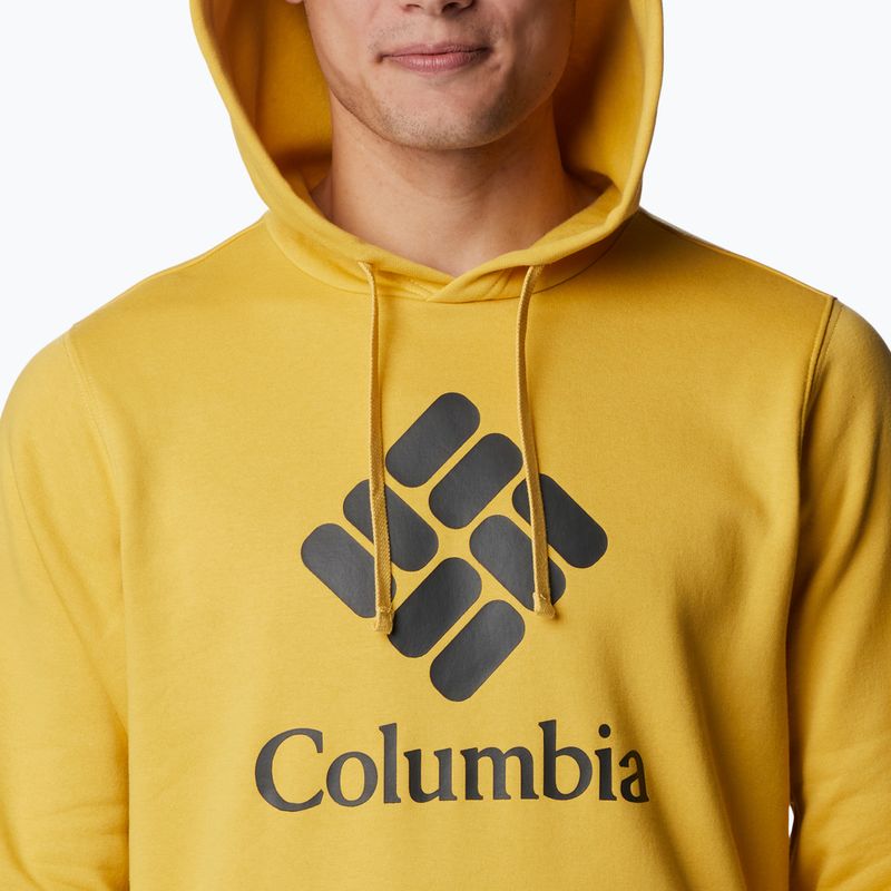 Bluză de trekking pentru bărbați Columbia Trek Hoodie galbenă 1957913 5