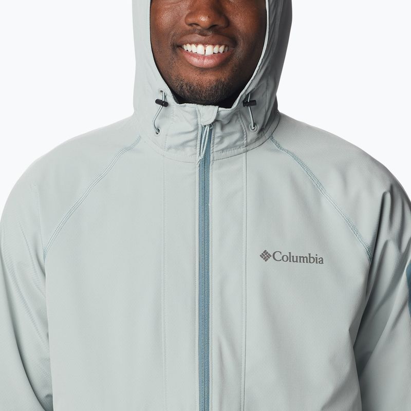 Jachetă Columbia Tall Heights cu glugă și glugă Softshell pentru bărbați, verde 1975591350 6