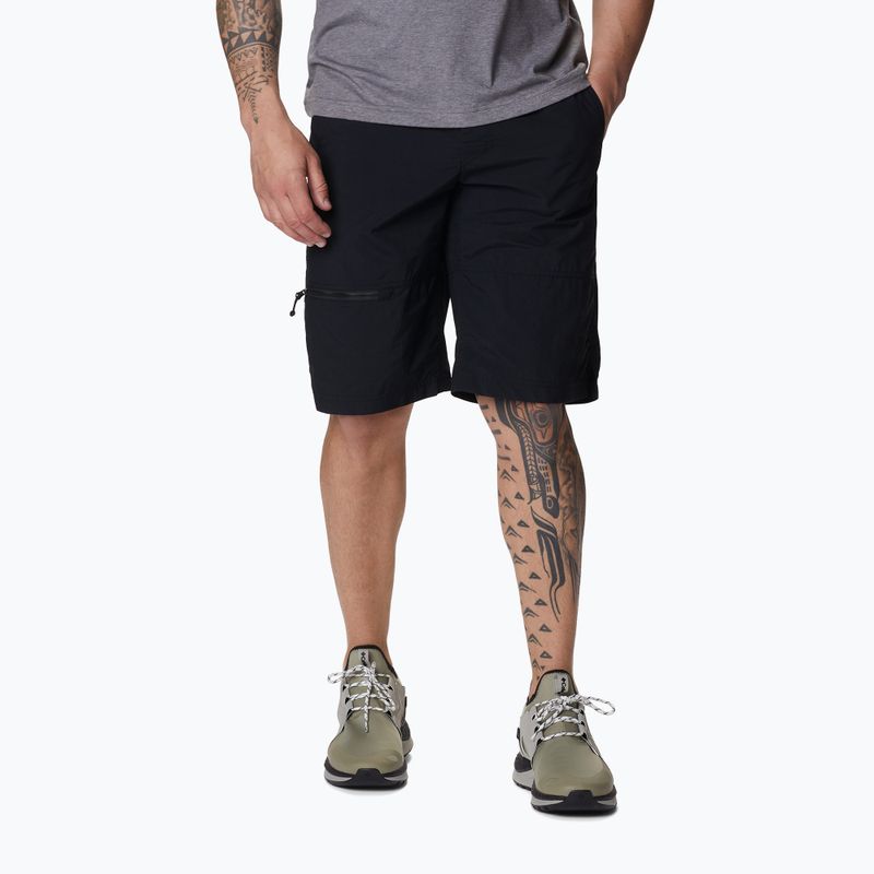 Pantaloni scurți de trekking pentru bărbați Columbia Summerdry Belted negru 2030843010