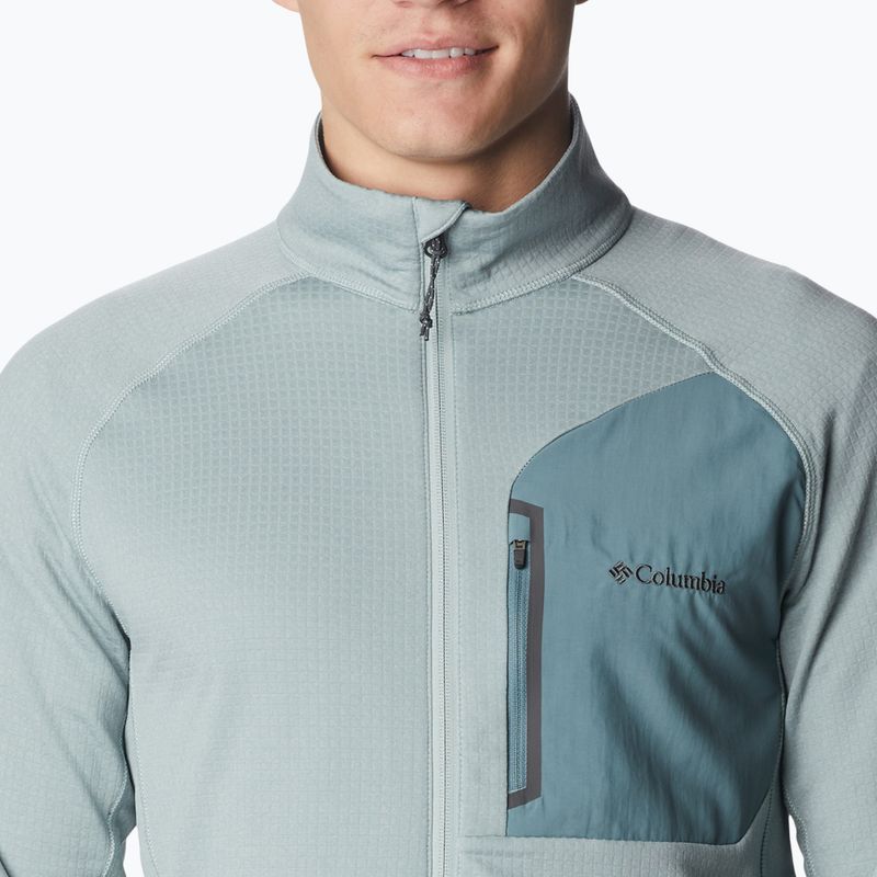Bluză de trekking pentru bărbați Columbia Triple Canyon Full Zip albastră 2031311 5