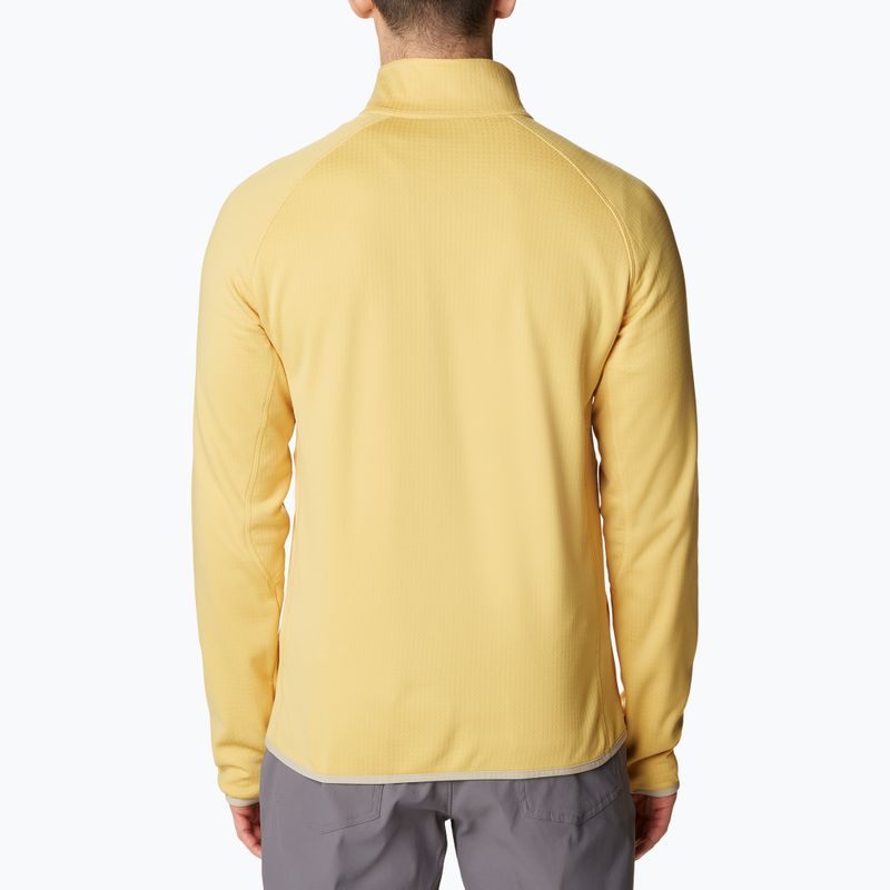 Bluză de trekking pentru bărbați Columbia Triple Canyon Full Zip galbenă 2031311 2