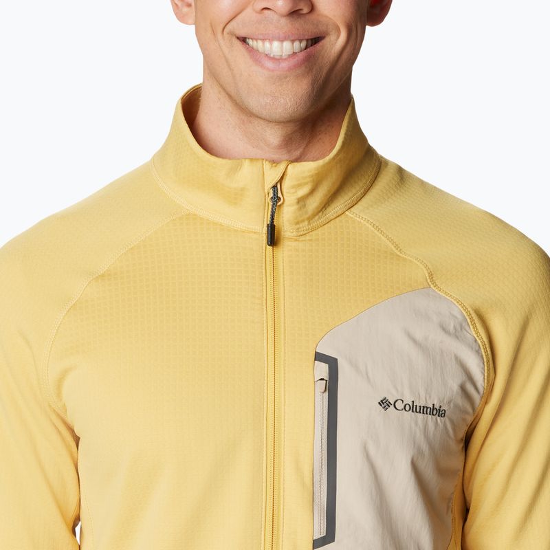 Bluză de trekking pentru bărbați Columbia Triple Canyon Full Zip galbenă 2031311 6