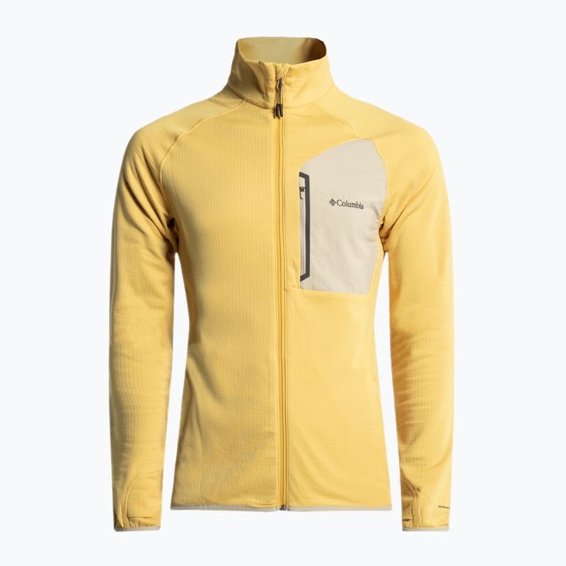 Bluză de trekking pentru bărbați Columbia Triple Canyon Full Zip galbenă 2031311 9