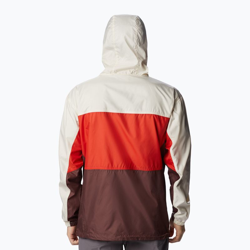 Jachetă de vânt pentru bărbați Columbia Trail Traveler light stafide/spicy/chalk 2036873640